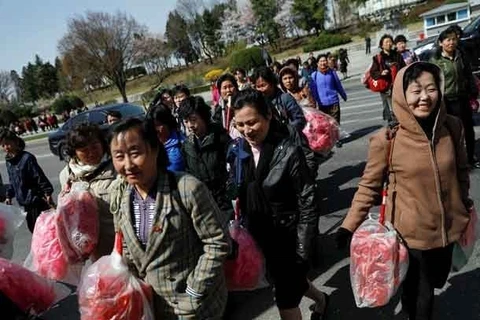 Người dân Triều Tiên. (Nguồn: AP)