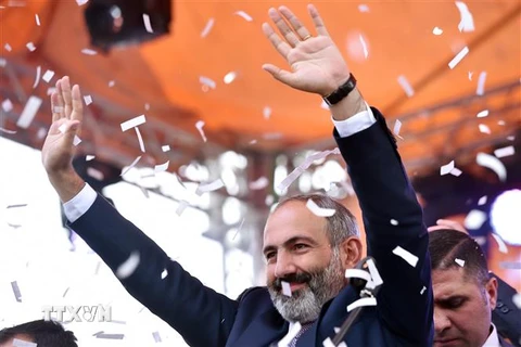 Thủ tướng Armenia Nikol Pashinyan. (Nguồn: AFP/TTXVN)