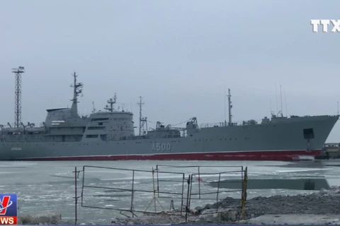 [Video] Ukraine tuyên bố sẽ đưa thêm tàu chiến tới eo biển Kerch