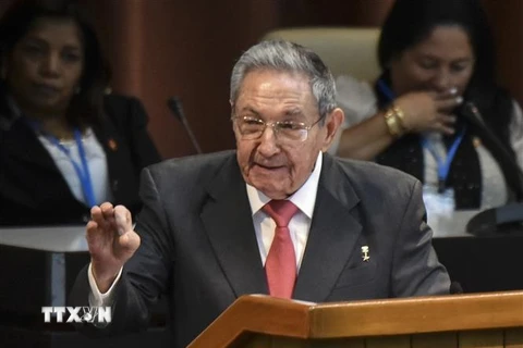 Bí thư thứ nhất Ban chấp hành Trung ương Đảng Cộng sản Cuba Raul Castro. (Nguồn: AFP/TTXVN) 