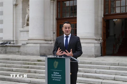 Thủ tướng Ireland Leo Varadkar. (Nguồn: THX/TTXVN)