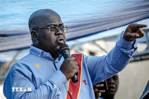 Ứng cử viên Felix Tshisekedi đắc cử Tổng thống CHDC Congo. (Ảnh: AFP/TTXVN)