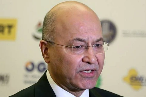 Tổng thống Iraq Barham Salih. (Nguồn: AP)
