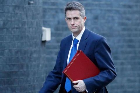 Bộ trưởng Quốc phòng Anh Gavin Williamson. (Nguồn: Getty)