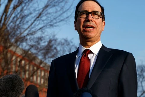 Bộ trưởng Tài chính Mỹ Steven Mnuchin. (Nguồn: AP)