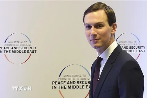 Cố vấn Nhà Trắng Jared Kushner tại Hội nghị an ninh và hòa bình Trung Đông ở Vacsava, Ba Lan, ngày 14/2/2019. (Ảnh: AFP/TTXVN)
