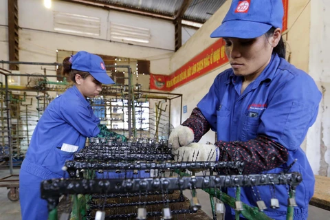 Các doanh nghiệp Nhật Bản đánh giá cao môi trường đầu tư kinh doanh của Việt Nam cũng như sự ổn định về chính trị, xã hội. (Ảnh: Trần Việt/TTXVN) 