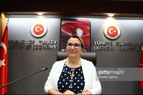 Bộ trưởng Thương mại Thổ Nhĩ Kỳ Ruhsar Pekcan. (Nguồn: getty images)
