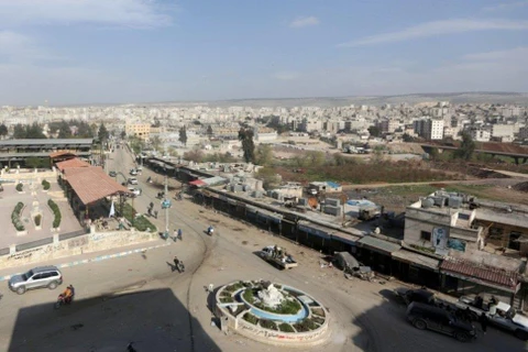 Toàn cảnh thành phố Afrin, Syria ngày 20/3/2018. (Nguồn: Reuters)