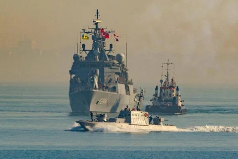 Đây là cuộc tập trận PASSEX đầu tiên ở Biển Đen kể từ đầu năm nay. (Nguồn: uawire.org)