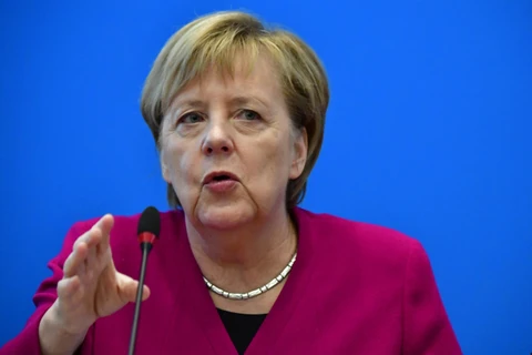 Thủ tướng Đức Angela Merkel. (Ảnh: AFP/TTXVN) 