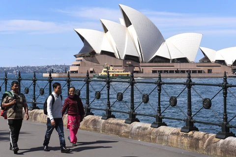 Nhà hát con sò tại Sydney, Australia. (Ảnh: AFP/TTXVN) 