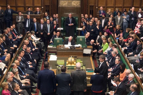 Toàn cảnh một cuộc họp của Hạ viện Anh ở thủ đô London. (Ảnh: AFP/TTXVN)