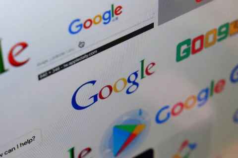 Biểu tượng của Google. (Ảnh: AFP/TTXVN)
