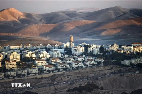 Khu định cư Maale Adumim của Israel ở Đông Jerusalem. (Ảnh: AFP/TTXVN)