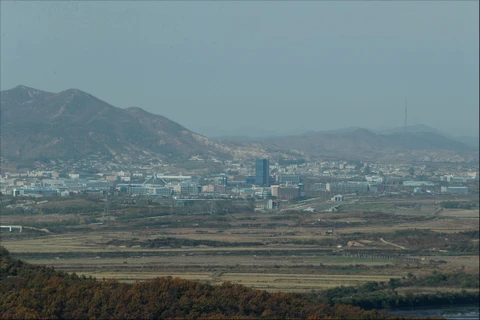 Quang cảnh Khu công nghiệp chung Kaesong. (Ảnh: Yonhap/ TTXVN)