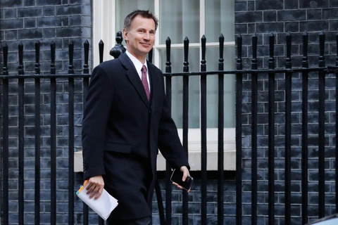 Ngoại trưởng Anh Jeremy Hunt. (Nguồn: AFP/TTXVN)