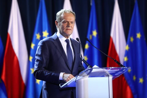 Chủ tịch Hội đồng châu Âu (EC) Donald Tusk. (Ảnh: PAP/TTXVN)