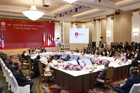 Toàn cảnh Phiên toàn thể Hội nghị cấp cao ASEAN lần thứ 34. (Ảnh: Thống Nhất/TTXVN) 