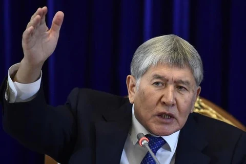 Cựu Tổng thống Almazbek Atambayev. (Nguồn: AFP)