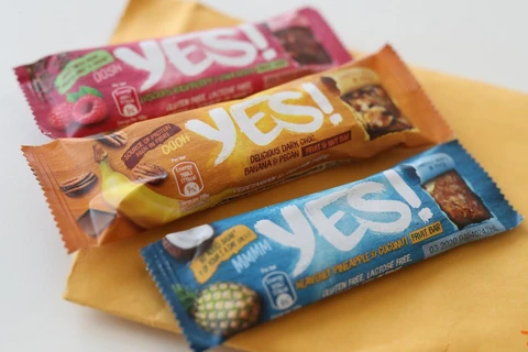 Nestle sẽ ra mắt bao bì giấy cho snack dạng thanh YES!. (Nguồn: Nestle)