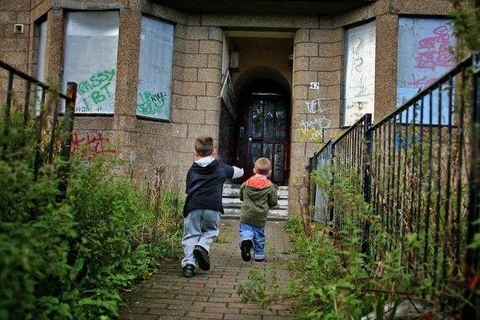 Khoảng 4,6 triệu trẻ em Anh đang sống trong nghèo đói.(Nguồn: Getty)
