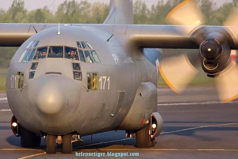 Máy bay vận tải quân sự C-130 của Không quân Pakistan. (Nguồn: Pakistani Army)