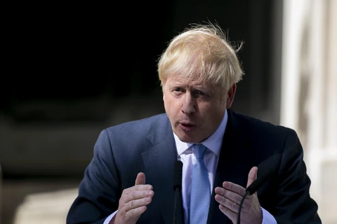 Thủ tướng Anh Boris Johnson. (Ảnh: THX/TTXVN)