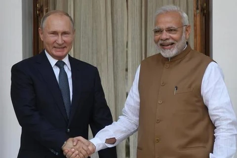 Thủ tướng Narendra Modi và Tổng thống Vladimir Putin. (Nguồn: The Hindu)