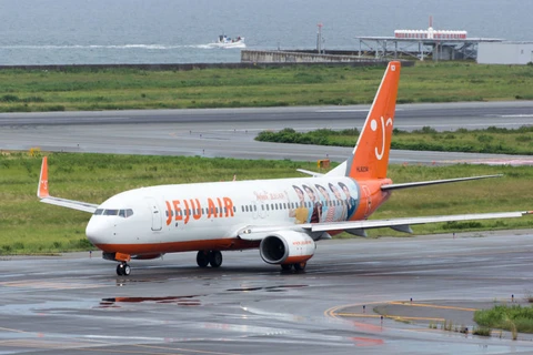 Máy bay Boeing 737-NG của hãng hàng không Jeju Air. (Nguồn: samchui.com)