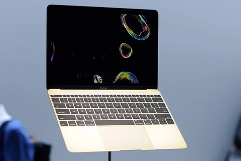 Máy tính MacBook của Apple. ( Ảnh: AFP/TTXVN)