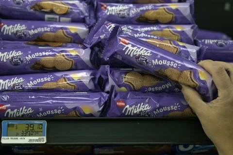 Chocolate của hãng Milka. (Nguồn: AFP)