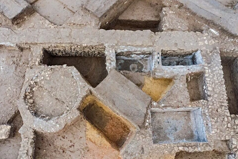 Dấu tích của cơ sở làm mắm cách đây 2.000 năm. (Nguồn: timesofisrael.com)