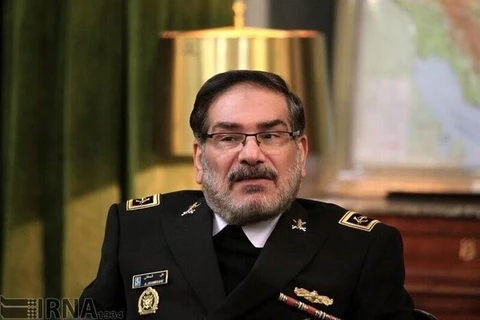 Thư ký Hội đồng An ninh quốc gia tối cao Iran Ali Shamkhani tại Tehran. (Ảnh: IRNA/TTXVN)