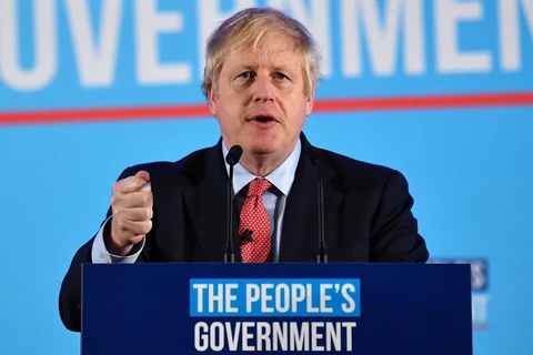 Thủ tướng Anh Boris Johnson (ảnh) tuyên bố nước này sẽ rời khỏi Liên minh châu Âu (EU), còn gọi là Brexit, vào ngày 31/1/2020. (Ảnh: AFP/TTXVN)