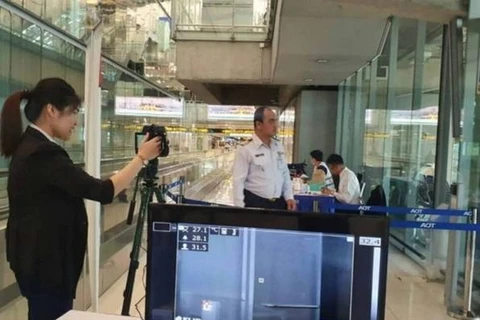 Thiết bị giám sát thân nhiệt du khách tại sân bay quốc tế Suvarnabhumi ngày 4/1 (Nguồn: thestar.com.my)