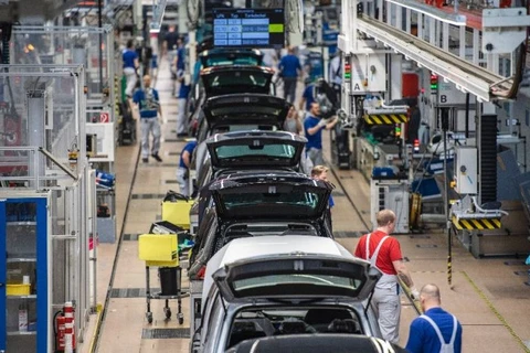 Trong năm 2019, Đức chỉ sản xuất 4,7 triệu ôtô. (Nguồn: themediahq.com)