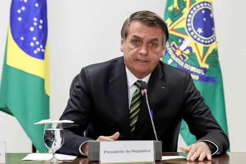 Tổng thống Brazil Jair Bolsonaro. (Ảnh: AFP/ TTXVN)