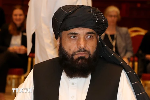 Phát ngôn viên của Taliban, ông Suhail Shaheen. (Ảnh: AFP/TTXVN)