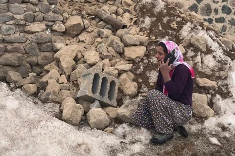 Trận động đất mạnh 5,7 độ xảy ra ở khu vực biên giới Thổ Nhĩ Kỳ-Iran. (Nguồn: Getty Images)