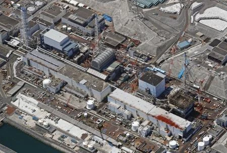 Nhà máy điện hạt nhân Fukushima Daiichi ở Đông Bắc Nhật Bản ngày 23/4/2019. (Ảnh: Kyodo/TTXVN)