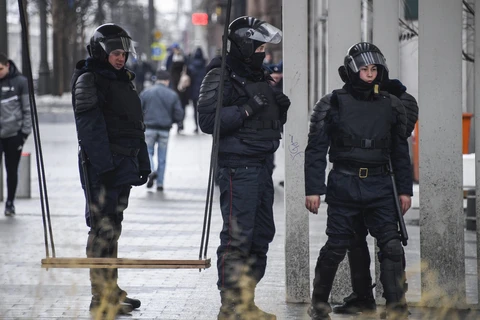 Cảnh sát Nga. (Ảnh: AFP/TTXVN)