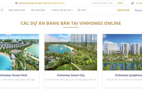 Vinhomes chính thức ra mắt sàn giao dịch bất động sản trực tuyến