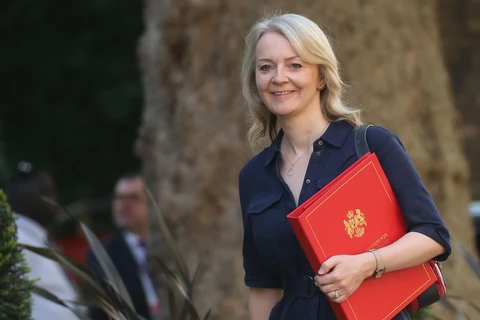 Bộ trưởng Thương mại quốc tế của Anh Liz Truss . (Ảnh: AFP/TTXVN)