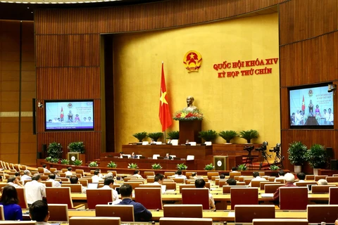 Quang cảnh phiên họp Quốc hội. (Ảnh: Dương Giang/TTXVN)