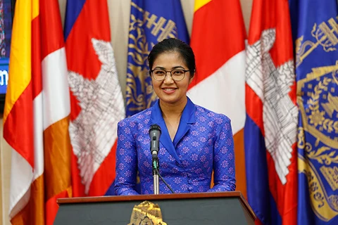 Thống đốc tỉnh Koh Kong, bà Mithona Phouthong. (Nguồn: Khmer Times) 