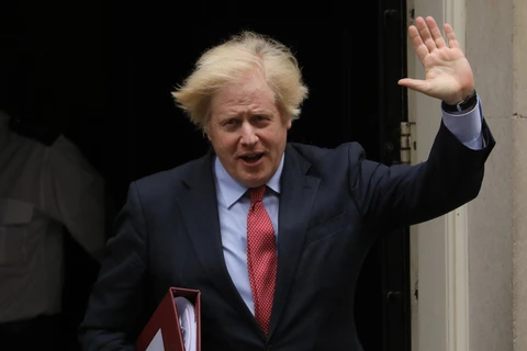 Thủ tướng Anh Boris Johnson tại thủ đô London ngày 11/6/2020. (Ảnh: THX/TTXVN)