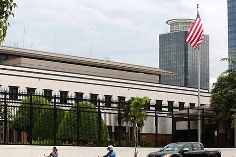 Trụ sở Đại sứ quán Mỹ tại Campuchia. (Nguồn: khmertimeskh.com)