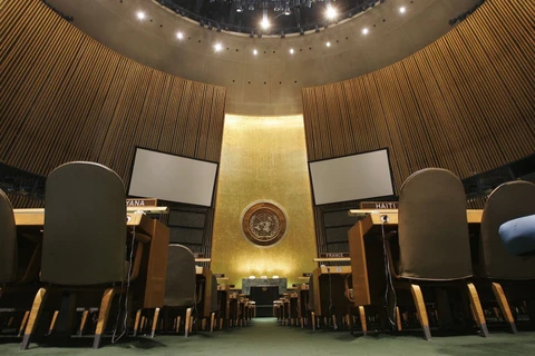Phòng họp Đại hội đồng Liên hợp quốc tại New York, Mỹ. (Nguồn: Getty)
