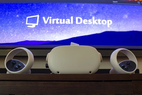 Máy tính để bàn ảo cho phép người dùng chơi các trò chơi PC VR ở 90Hz trên Oculus Quest 2. (Nguồn: androidcentral.com)